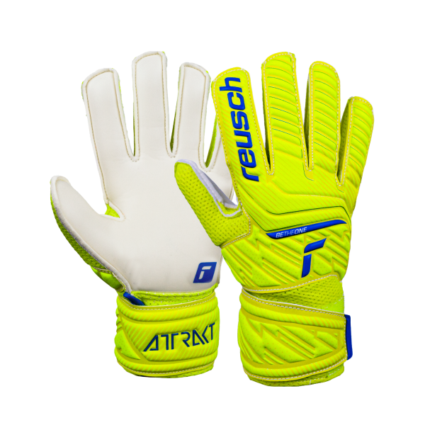 Reusch Attrakt Solid Junior 5272515 2001 white blue yellow 1